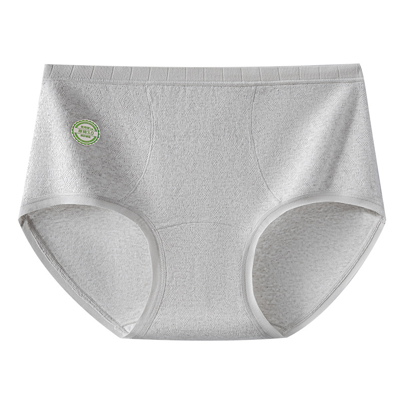 Bragas de algodón de color Clase A 7A entrepierna antibacteriana entrepierna larga cintura alta abdomen pantalones cortos de niña pantalones cortos de cadera para mujer