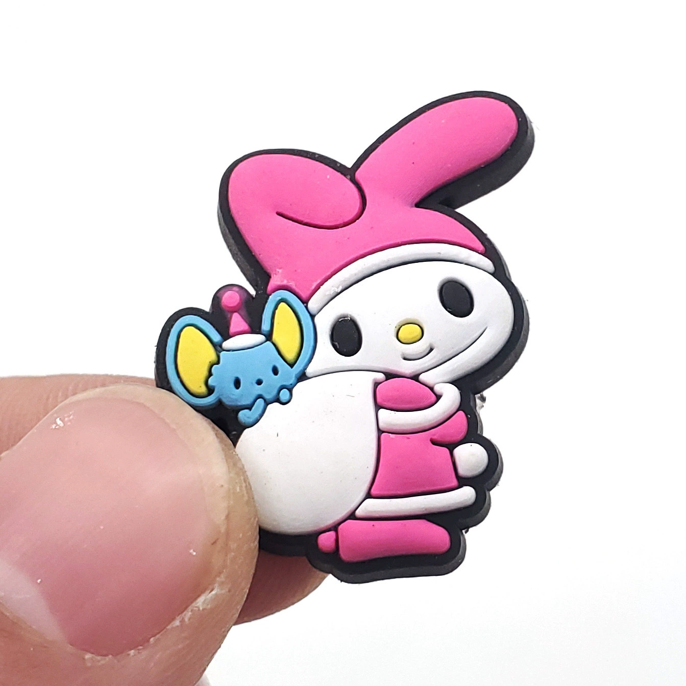 Подвески для обуви (Sanrio) Kuromi & My Melody Croc Jibbitz, assorted flower buckles, мультицветный набор