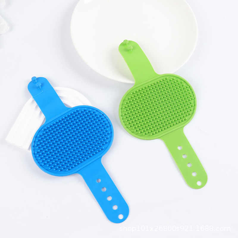 TPR cepillo de baño para mascotas cepillo de baño para perros cepillo de baño para perros cepillo de masaje para perros baño de masaje para perros guantes desechables al por mayor
