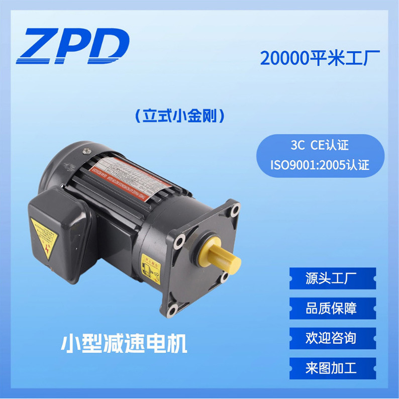 22轴小型齿轮减速电机100-400W小金刚电机卧式立式三相减速马达
