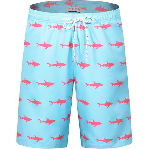 Digital print on all sides casual quick-drying beach shorts for men's summer wear for couples with pockets beach pants