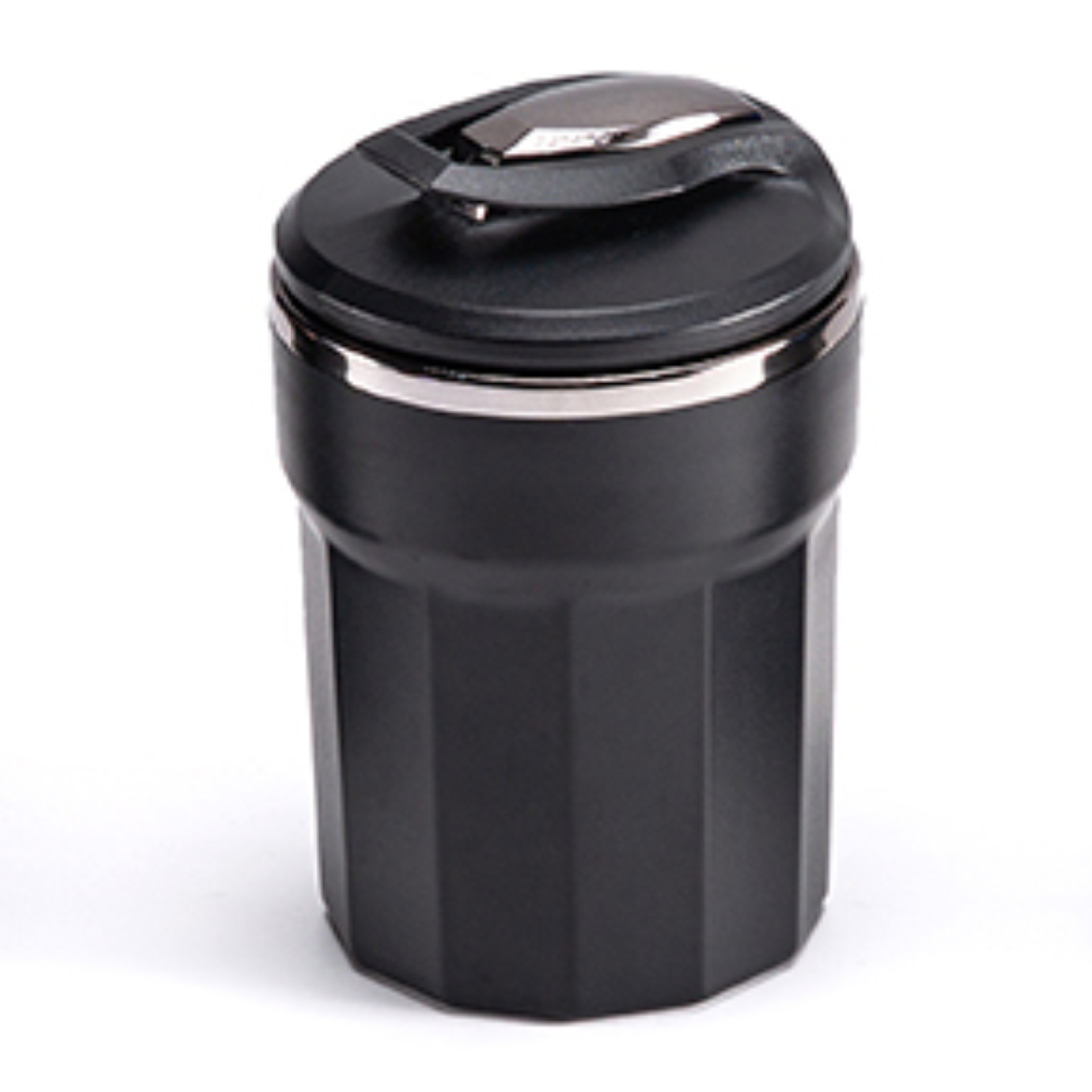 Car Ashtray with Pop-Up Lid and Led Light, Trendy Car Ashtray, Household Ashtray, Car Supplies Trash Can