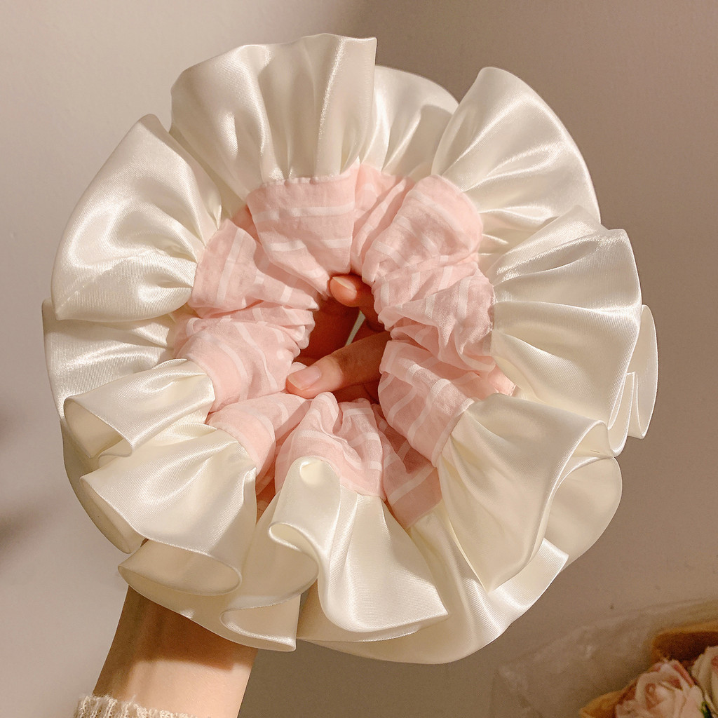 4#레이스로 엮은 워터 미스트 파우더 약 20cm