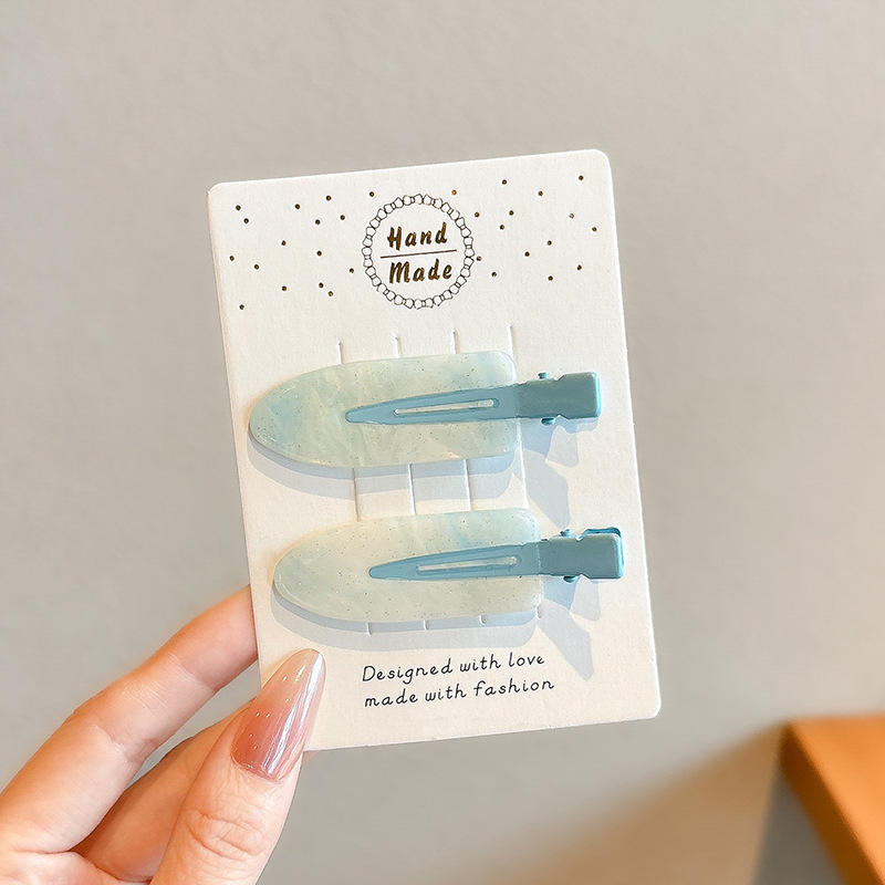 2025 verano pasador de cabello de dopamina colorido lindo frente dulce brocas de cabello rotas no lastimas brocas de cabello adornamientos para el cabello