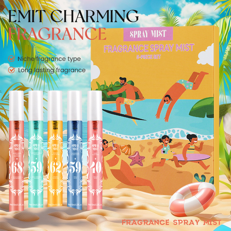 现货跨境爆款无酒精香水喷雾套盒持久留香香氛喷雾TEMU希音TK美国