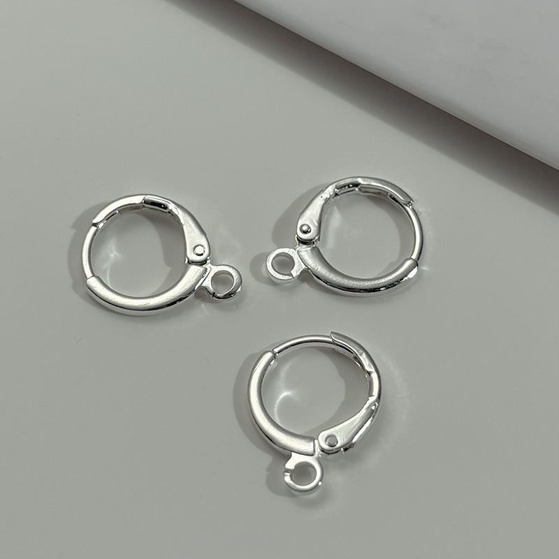 Base de pendientes redondos de latón para DIY