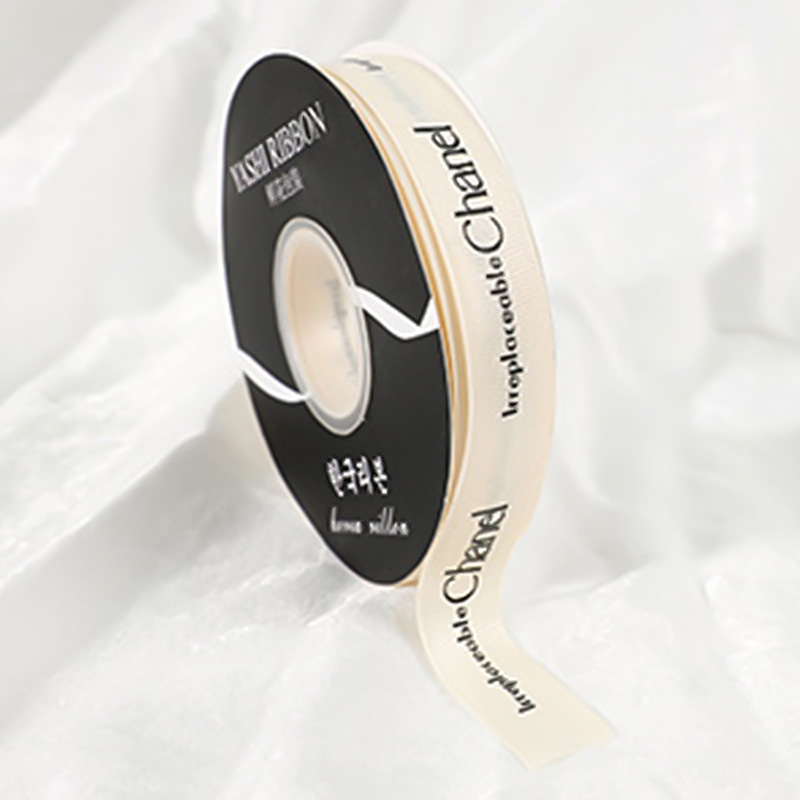 Xiaoxiangfeng 2.0cm cinta roscada en inglés 35 yardas flor regalo decoración con ramo cinta de embalaje pastel