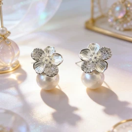 耳钉;项链;耳环