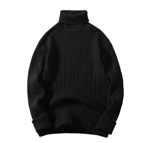 Mainly Promoted Running Volume Autumn and Winter Base Knit Sweater for Men Casual Fitting High Collar Knit Shirt