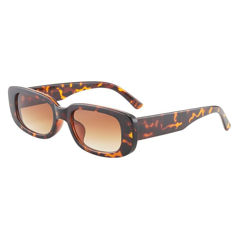 fashionable square small retro trend sunglasses