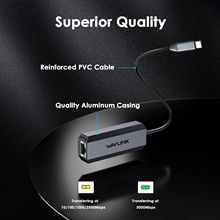 WAVLINK USB C�D5Gbps����RJ45ǧ�׾���W��̫�W�m����