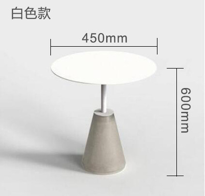 흰색(테이블 직경 450 높이 600)