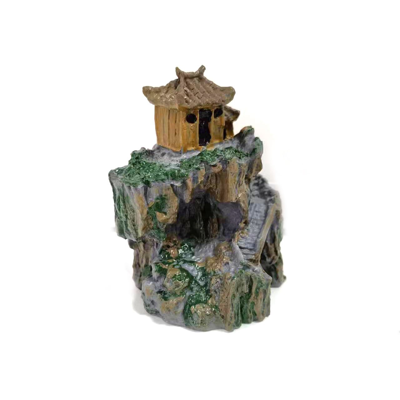 El comerciante recomienda encarecidamente los pequeños adornos de bonsai del pabellón, el micro paisaje, el PVC, la decoración del templo de la montaña, el punto, el cabello directo de la fábrica