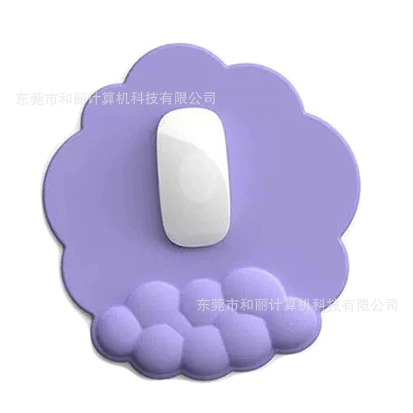 Round clouds purple