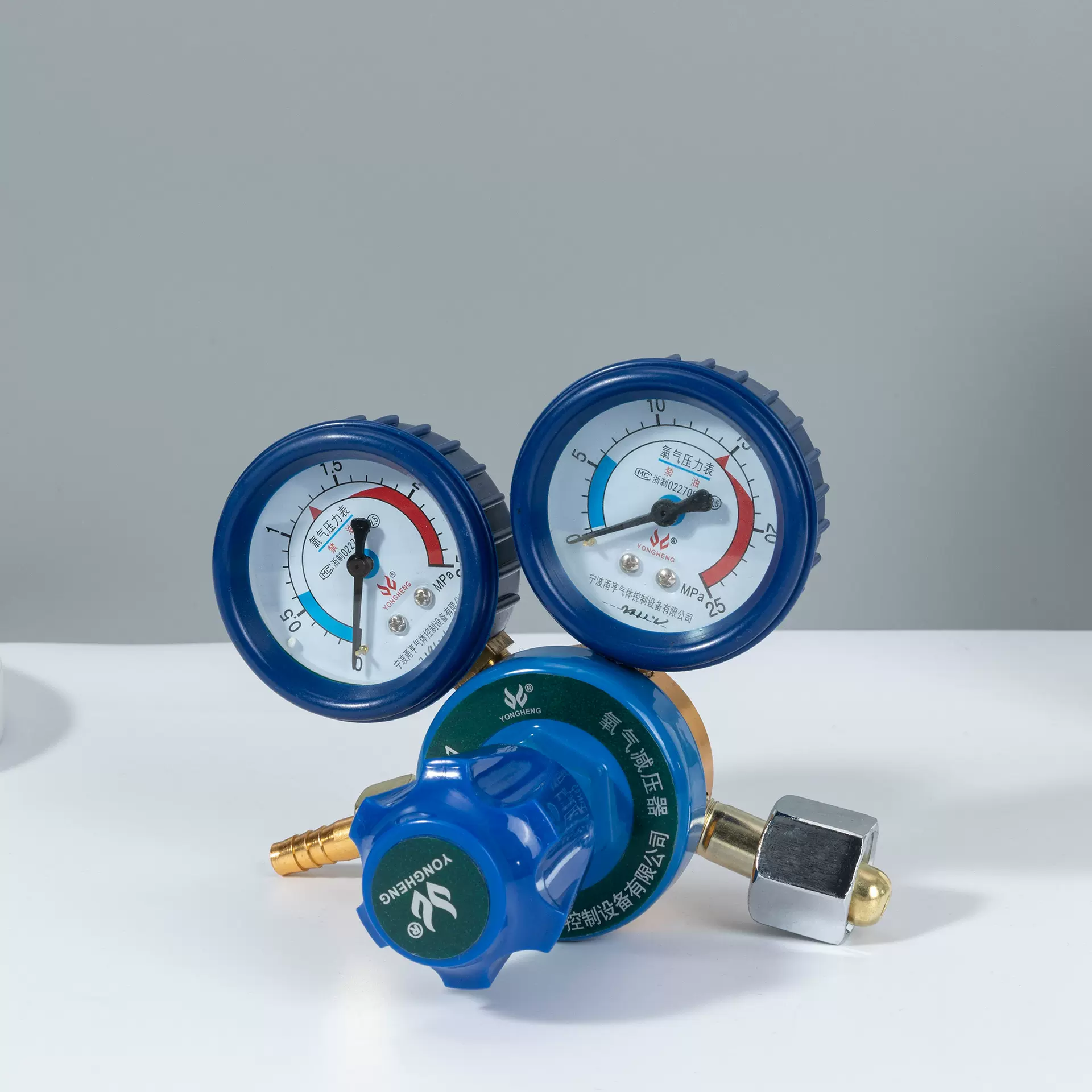 高档精工款经济款甬亨牌氧气表氧气减压器压力表氧气压力表均有售