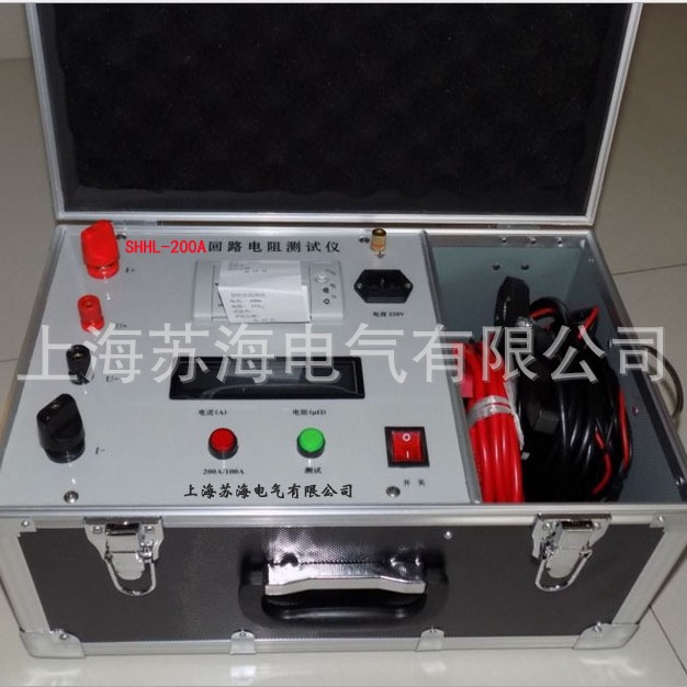 苏海供应300A智能回路电阻测试仪 三档电流可调