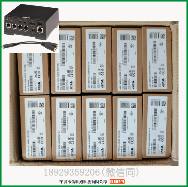 Ansx AXIS F44 Can BE ConnEctEd to 4-way F1005-E CamEra Host