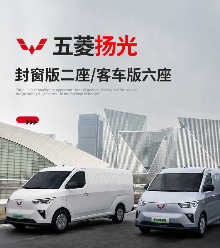 Wuling Yangguang Ev Special Seat Cover Cargo Version 2-Seater Passenger Version 6-Seater New Energy Commercial Van All-Inclusive Seat Cushion Cover