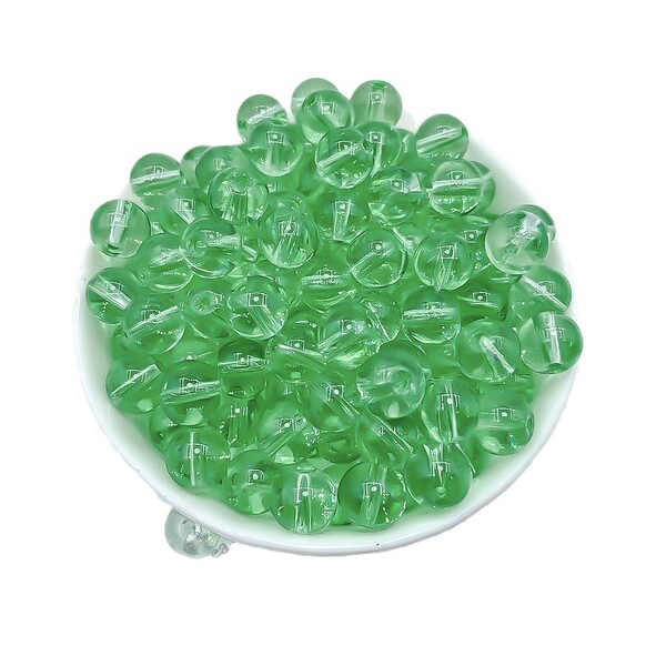 Transparent round beads