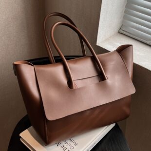 Capacious shoulder bag, high-quality style, Korean style