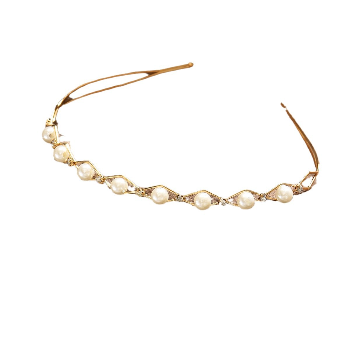 estilo coreano simple perla hebilla de hadas red red red de rosas de diamante abrazaderas de cabello joyerías hebilla al por mayor transfronterizas