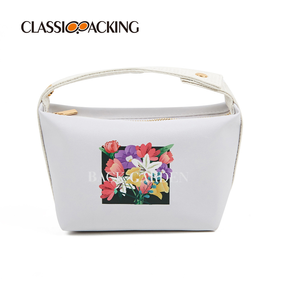 Simple japonés bolsa de cosméticos de gran capacidad de alto aspecto de cuidado de la piel Portátil Bolsa de almacenamiento de productos de viaje al aire libre