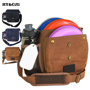Factory Direct Single Shoulder Frisbee Bag with Water Bottle Position, Durable and Portable Sports Waist Bag, Cross-Border Style Frisbee Storage Bag
