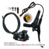 Front brake, tubing, 2.3meter