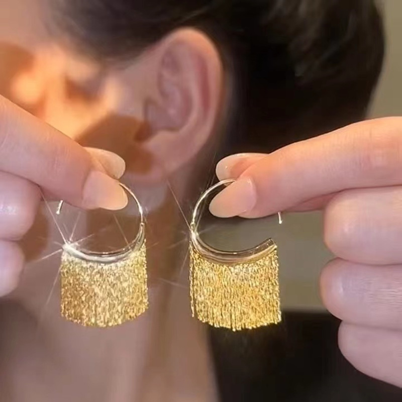 Small design fashionable elegant earrings
