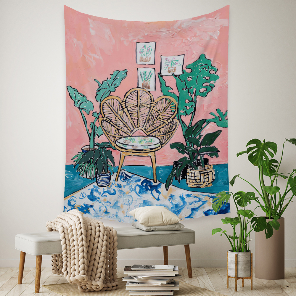 Tapestry Home Cross-border Bohemian Tapestry Room Decoration Wall Cloth Mandala Decoration Cloth Tapestry display picture 96