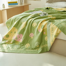 全棉八层纱布毛巾被成人午睡纯棉盖毯夏季空调被子毯子夏凉被批发