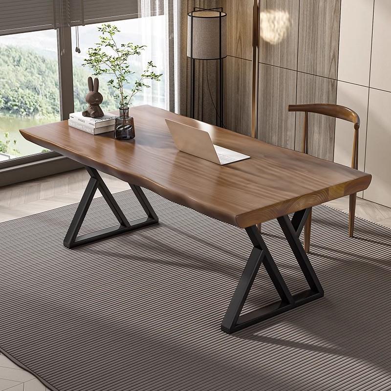Nordic Solid Wood Computer Desk Desktop Home Conference Table Bedroom Double Desk Student Writing Desk Tutoring Table