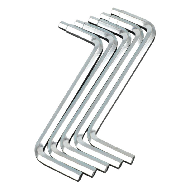 Прямые поставки с завода оцинкованный шестигранный ключ № 4, № 5, № 6, 2-в-1 Z шестигранный L-образный шестиножный инструмент