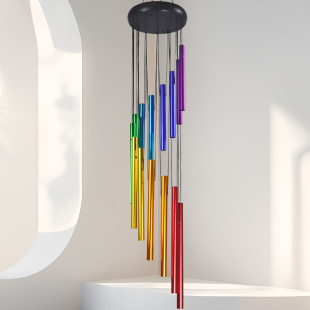 Step by step up aluminum tube tuning wind chime overseas e-commerce hot-selling hanging ornaments craft gifts home shop decoration