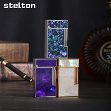 stelton斯特腾朗声打火机充气上下镶嵌彩贝侧滑创意高端个性送礼