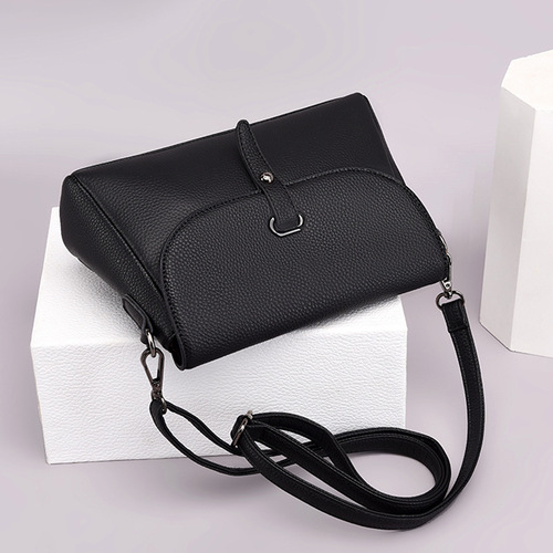 Manufacturer wholesale genuine leather women's bag first layer cowhide 2024 new fashion trend versatile large capacity single shoulder crossbody bag for women