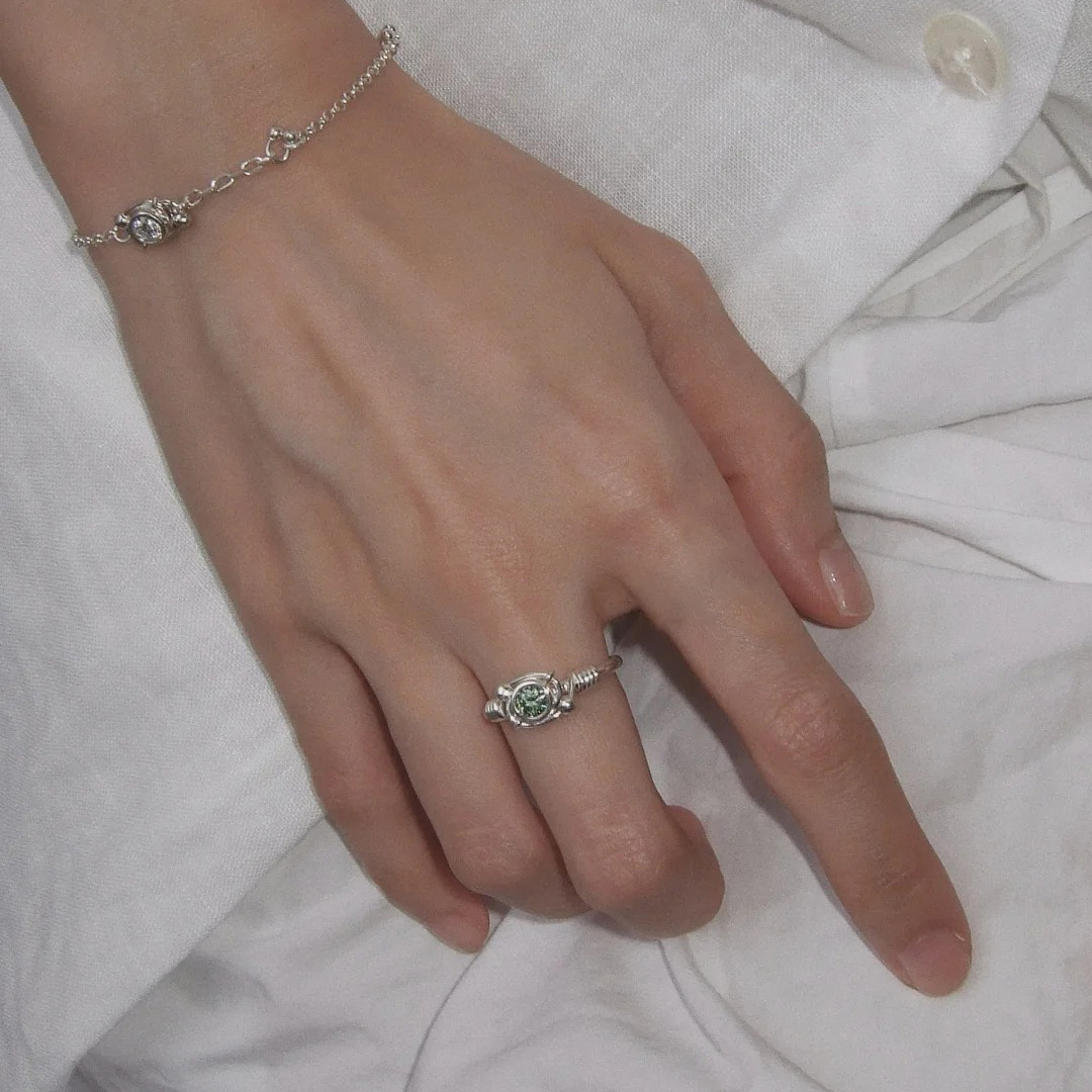 Designer Ring Damen Aus Sterlingsilber Mit Zirkonia Diamanten_voghion.com