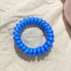Matte telephone, hair rope, blue hair accessory, new collection, simple and elegant design, wide color palette
