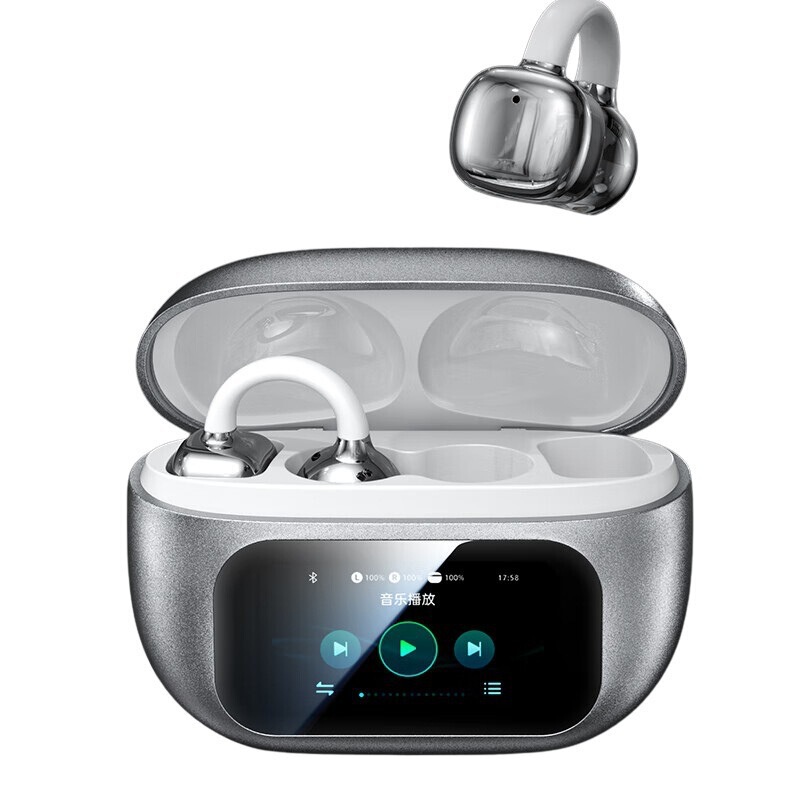 temu 人気の名品 AI 翻訳ヘッドフォン G08 スマート カラー スクリーン ows イヤーマウント クリップオン Bluetooth ヘッドフォン|undefined