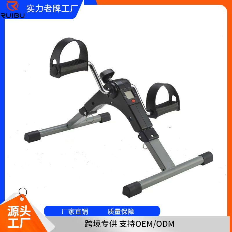 Mini Exercise Bike MINI Cycle Folding Bicycle Indoor Leg Rehabilitation Trainer for the Elderly Leg Beauty Machine