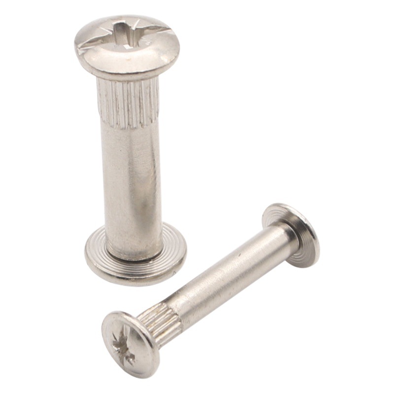 Armario Butt tornillo hebilla tornillo de madera contrachapada tuerca Cruz par tocando clavo gabinete combinación conector niño y madre remache
