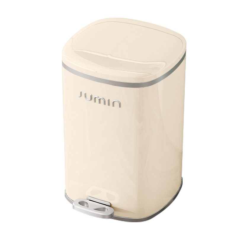 Bote de basura de alto valor para el hogar 2024 nuevo estilo sala de estar baño baño cocina pedal con tapa bote de basura grande