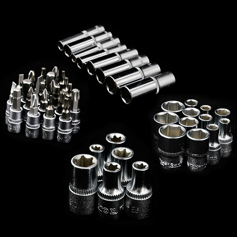 Juego de herramientas de reparación de automóviles Juego de llaves de trinquete de manga Xiaofei de reparación de automóviles