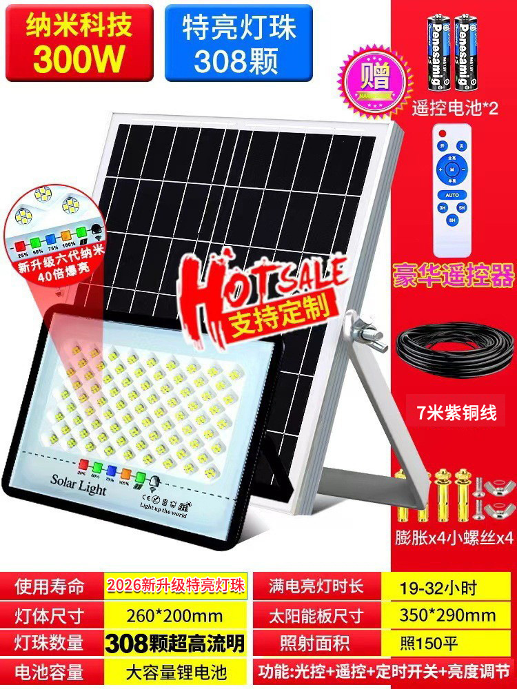 Zhongshan lámparas solar patio al aire libre Luz de inundación interior y exterior iluminación del hogar nuevo rural impermeable lámpara de calle fabricante
