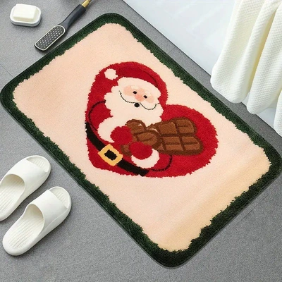 Avtomobil döşəmə paspasları | for the entryway - yy0721-christmas-8-4060cmskin-friendly-imitation-cashmere