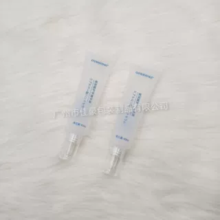 厂定样板参考新款滴管透明护手霜精华液pe塑料透明护肤品系列包材