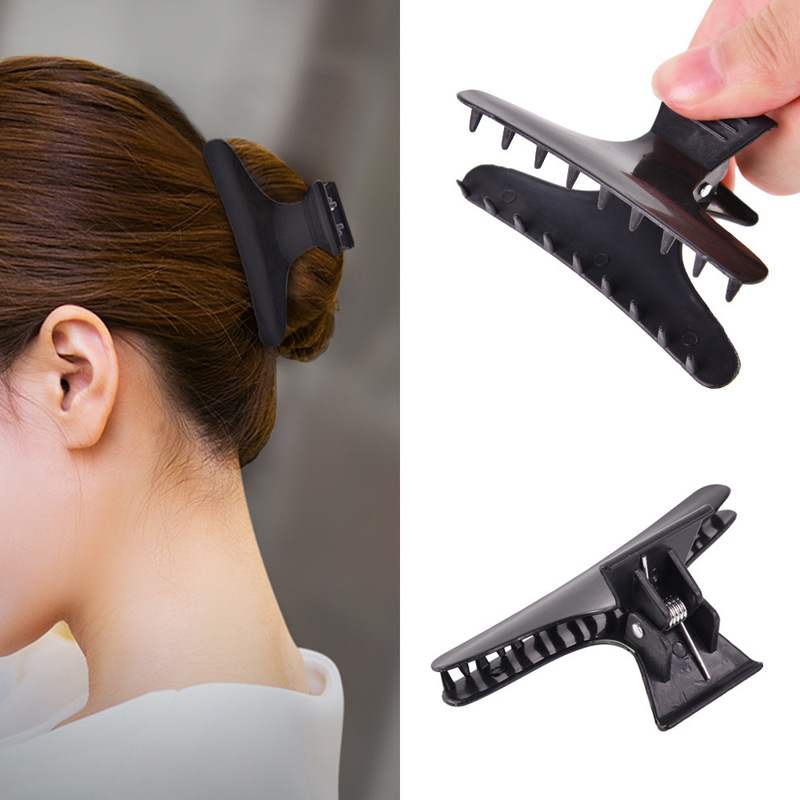蝶のヘアピン 12 個パック、マルチカラーのヘアポジショニングクリップ、パーティションヘアピン、滑り止めヘアカットおよびヘアダイビングツール、ヘアピン|undefined
