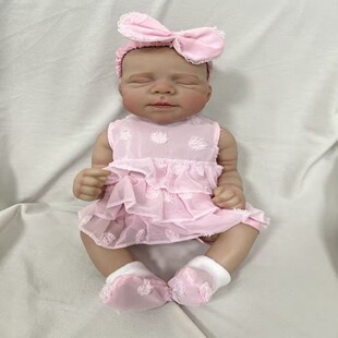 50���׷�ɫѩ��ȹ�]��˯�X������������ Reborn Doll Pascale