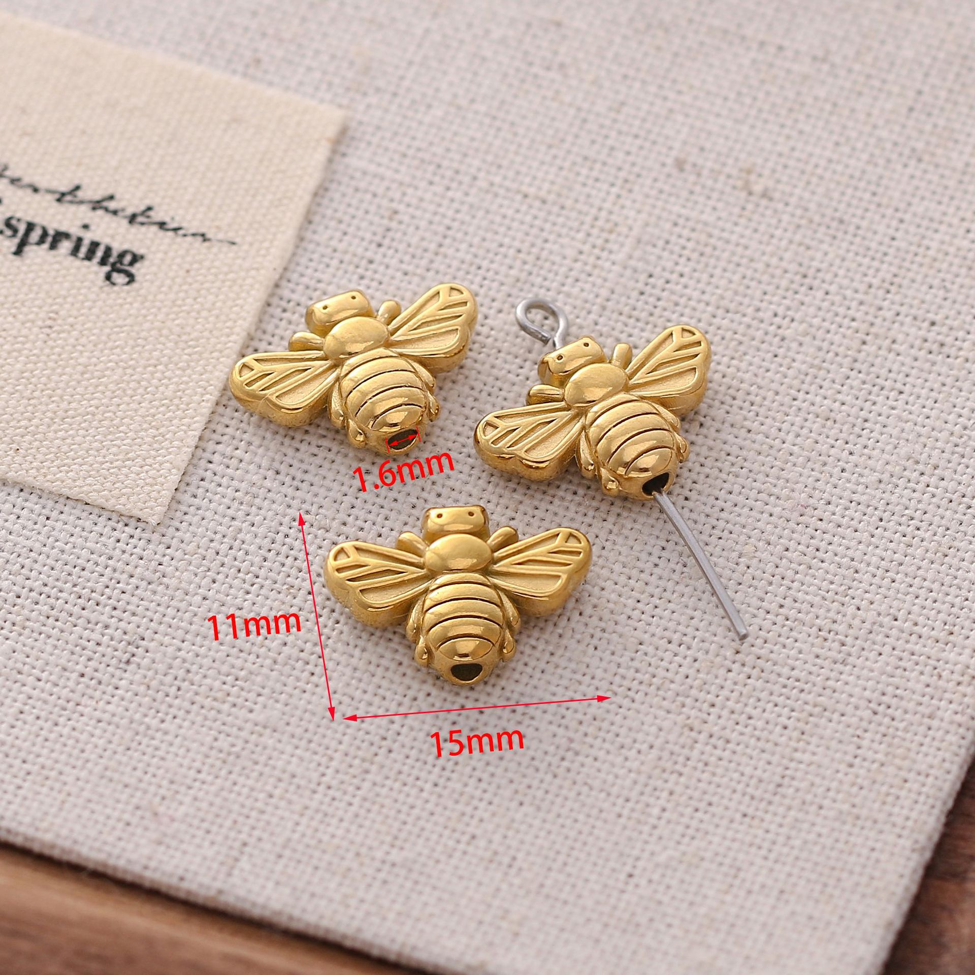 All Seasons Season 3 PCS/Package 304 Stainless Steel Tortoise Angel Life Tree DIY Ornament Accessories Pendant