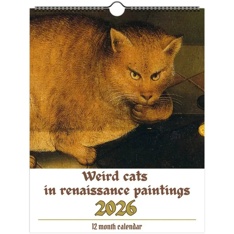 [Азия Amazon Weird Cat Wall Calendar2026 ]